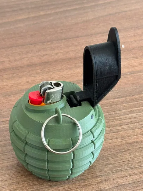 Ốp lựu đạn cho bật lửa Bic Mini (Bic Mini Lighter Grenade Case) - Image 1