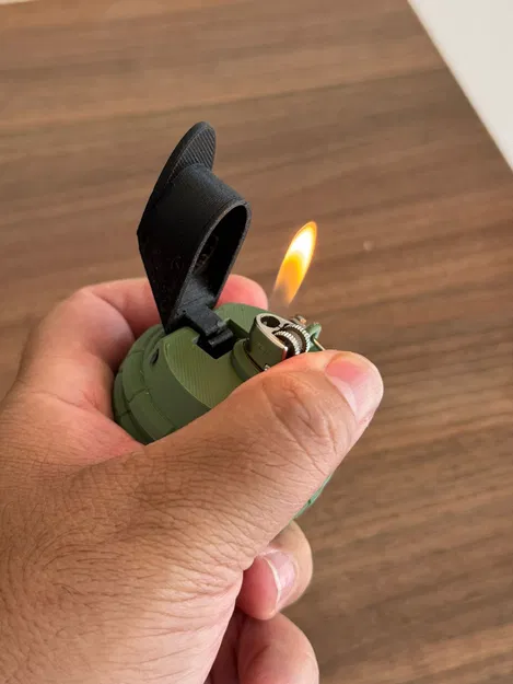 Ốp lựu đạn cho bật lửa Bic Mini (Bic Mini Lighter Grenade Case) - Image 4