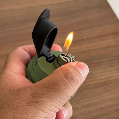 Ốp lựu đạn cho bật lửa Bic Mini (Bic Mini Lighter Grenade Case)