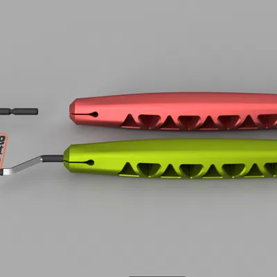 Tay cầm công thái học cho Deburring Tool (Deburrer) - Mini sbavatore NEW VERSION