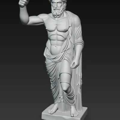 Tượng thần Zeus phong cách Hy Lạp