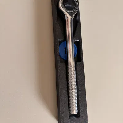 Gridfinity Kobalt 3/8" Drive Ratchet Holder 1x5x3 (không có chữ)