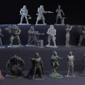 Star Wars Little Green Army Men: Bộ The Empire Side Set - Thumbnail 1