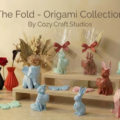 Koala Origami Ôm Tim – Quà Tặng Tình Yêu Hình Học