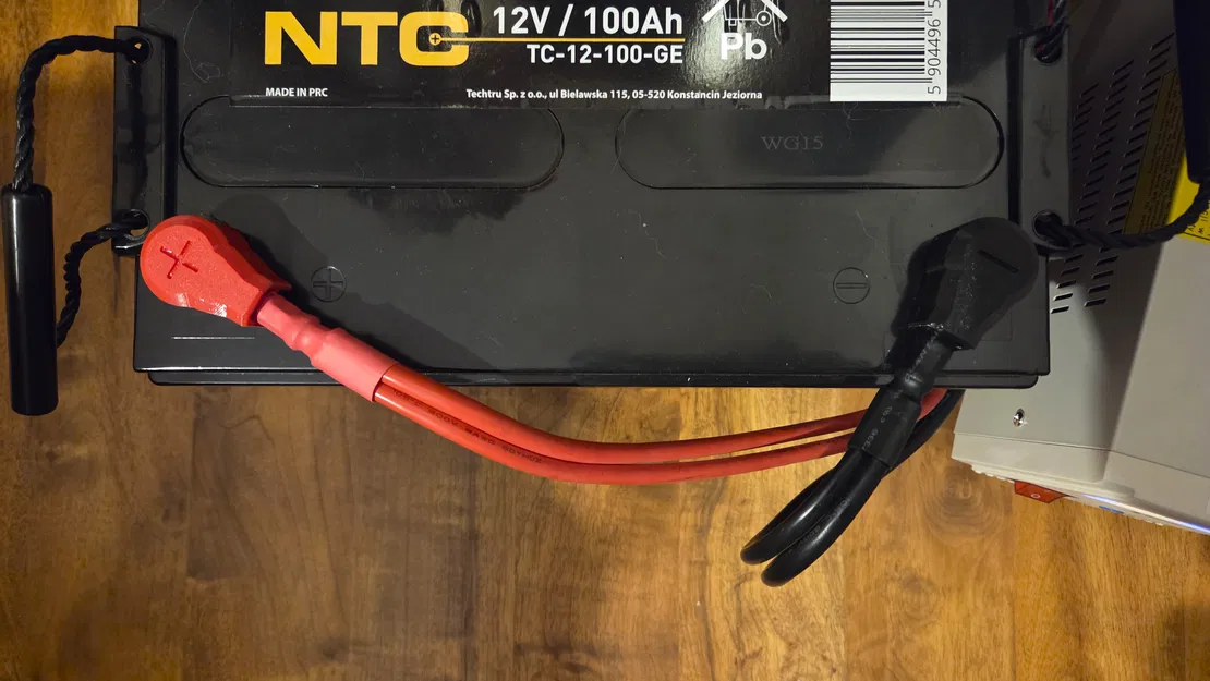 Nắp che đầu cọc bình gel & AGM dùng ốc M8 - Image 2