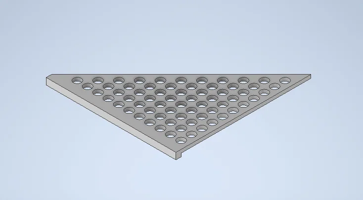 Thước tam giác góc vuông (Straight corner triangle) - Image 1