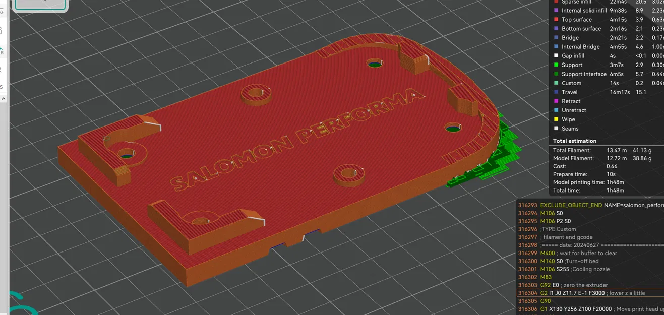 Tấm Toe Plate Salomon Performa - podrazka lyziarky predna - Image 4