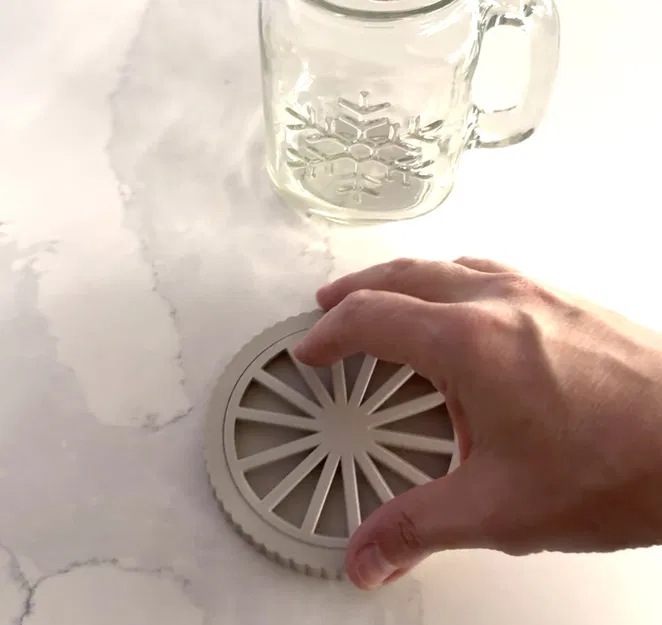 Đế lót phơi khô cho 1 mug (Single mug drying coaster) - Image 4