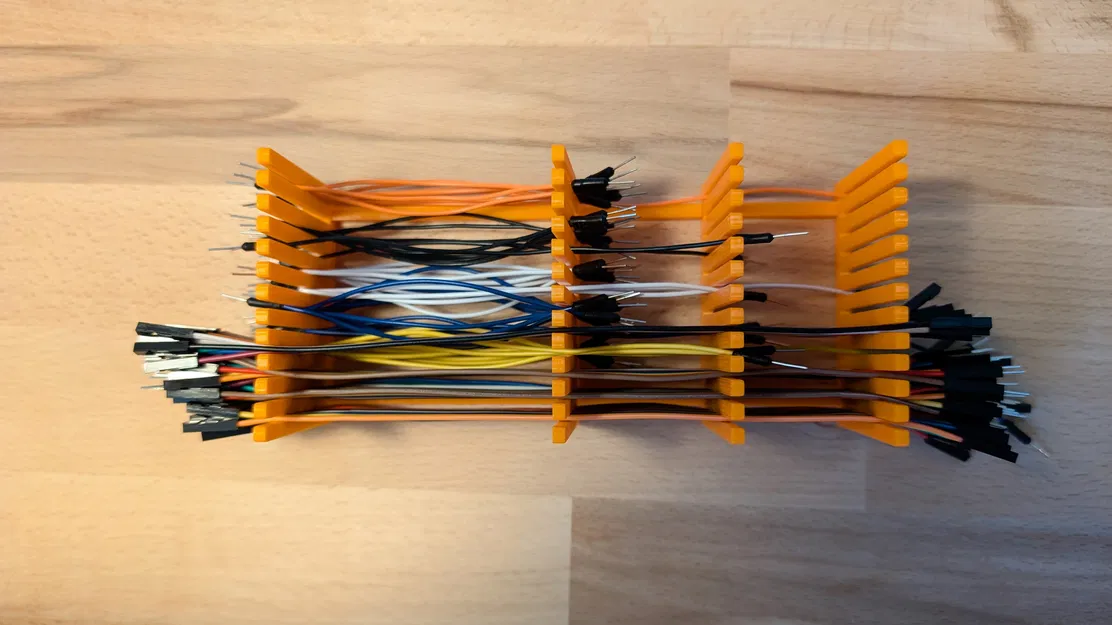 Giá giữ dây breadboard/jumper cable, tương thích Skadis - Image 1