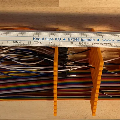 Giá giữ dây breadboard/jumper cable, tương thích Skadis