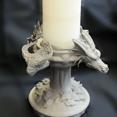 Chân nến 4 rồng (DND)