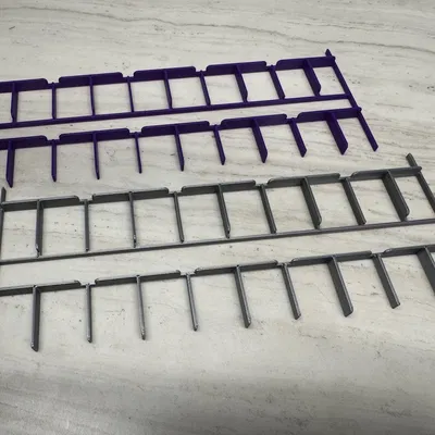 Gridfinity: Phụ kiện vách chia 10x cho bin 5x2 dùng trong case