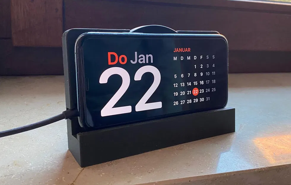 Đế Dựng Đứng cho IKEA LIVBOJ – Chuẩn iOS StandBy Mode - Image 1