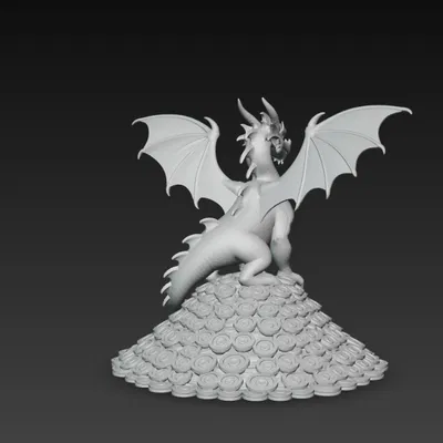 Rồng có cánh trên núi tiền vàng