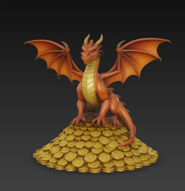 Rồng có cánh trên núi tiền vàng - Image 4