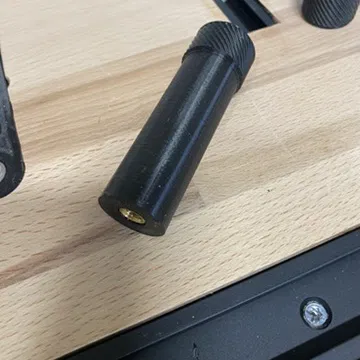 Đai ốc vặn tay knurled - phiên bản dài hơn