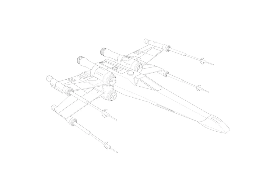 X-wing Starfighter (tỉ lệ 1:100) - Image 5