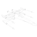 X-wing Starfighter (tỉ lệ 1:100) - Thumbnail 5
