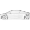 Audi R8 LMS 1:50 - Thumbnail 8