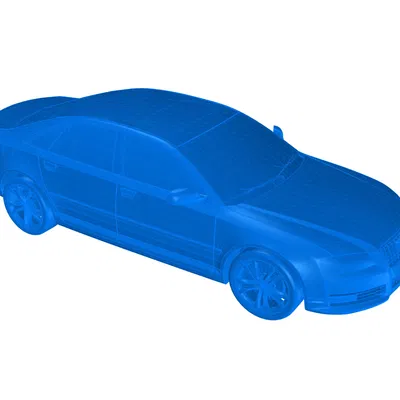 Mô hình 3D Audi A8 d3 tỷ lệ 1:50