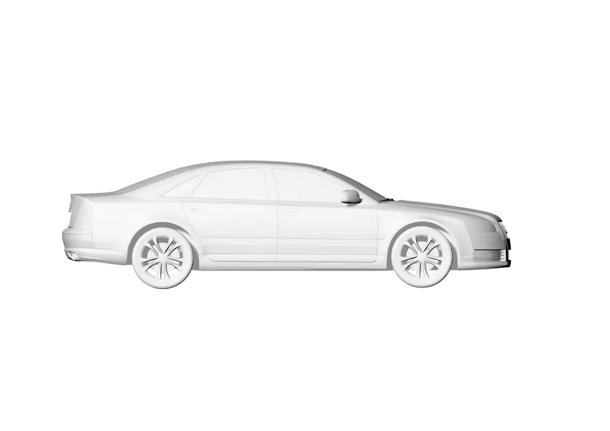 Mô hình 3D Audi A8 d3 tỷ lệ 1:50 - Image 7