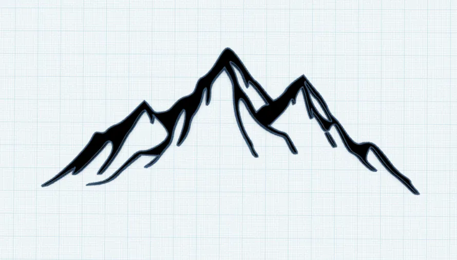 2D silueta hory - Image 1