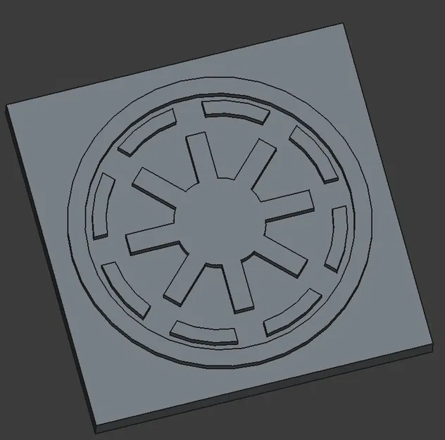 Tấm deco plate Logo Republic (Star Wars) - Image 1