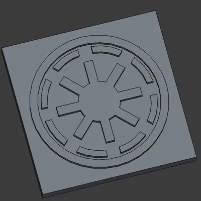 Tấm deco plate Logo Republic (Star Wars)