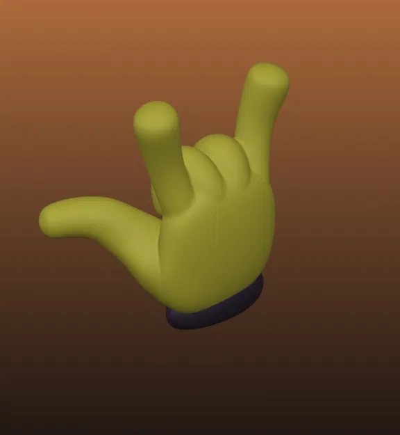 Cartoon Hand – Bàn tay hoạt hình cách điệu - Image 2