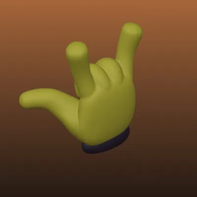 Cartoon Hand – Bàn tay hoạt hình cách điệu