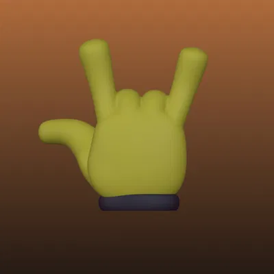 Cartoon Hand – Bàn tay hoạt hình cách điệu