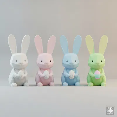 Osterhase Hase mit Ei – Thỏ Phục Sinh cầm trứng