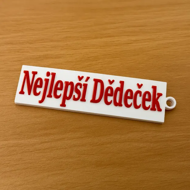 Móc khóa NejlepšíDědeček - Image 1