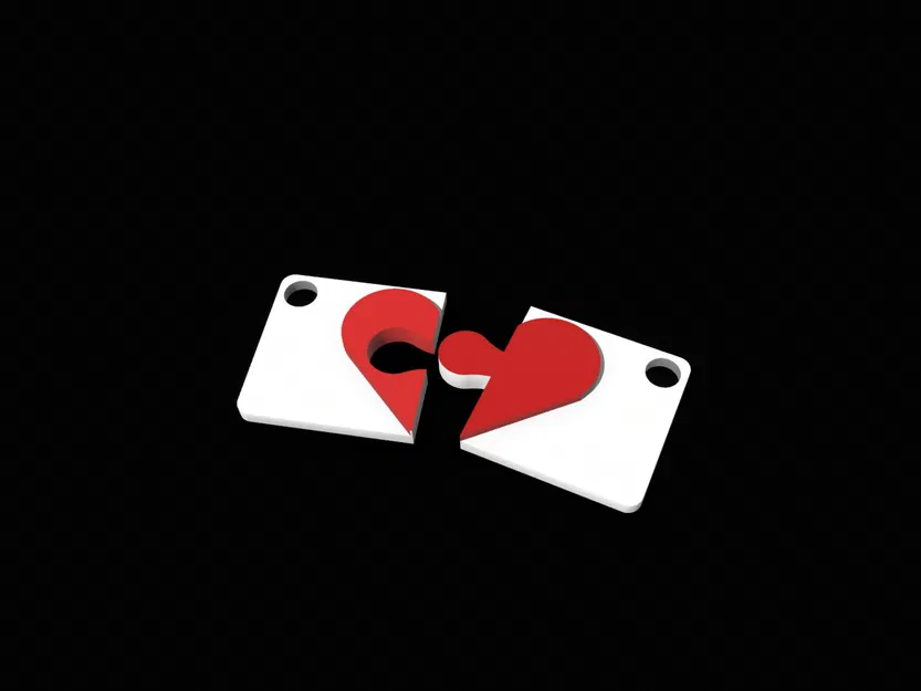 Móc khóa Love Puzzle (Puzzle Trái Tim) - Image 2