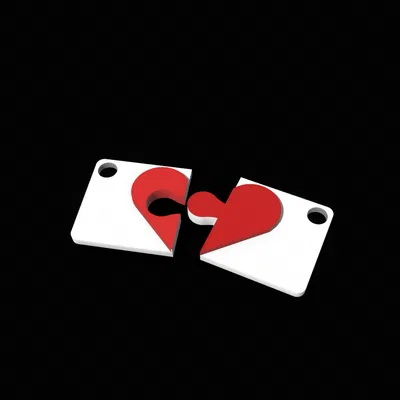 Móc khóa Love Puzzle (Puzzle Trái Tim)