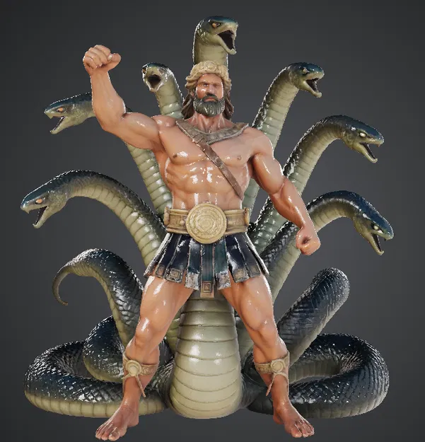 Hercules Chiến Đấu Với Hydra - Image 1