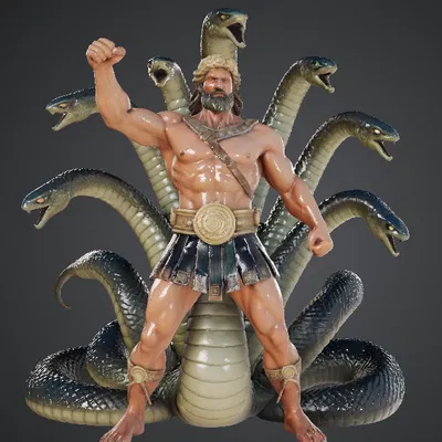 Hercules Chiến Đấu Với Hydra