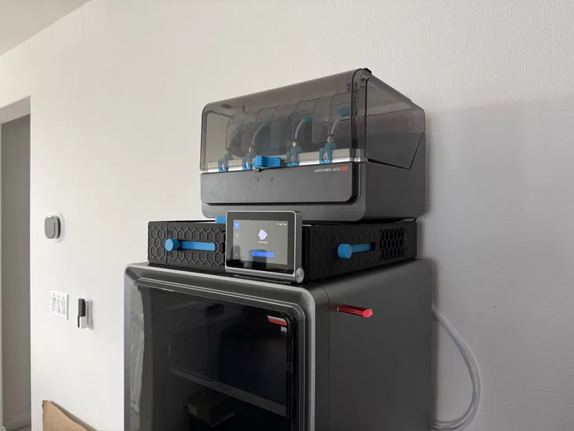 Riser thoáng gió cho Kobra S1 có rãnh LED và nguồn rời - Image 1