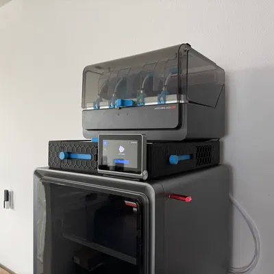 Riser thoáng gió cho Kobra S1 có rãnh LED và nguồn rời