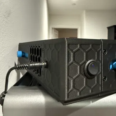 Riser thoáng gió cho Kobra S1 có rãnh LED và nguồn rời