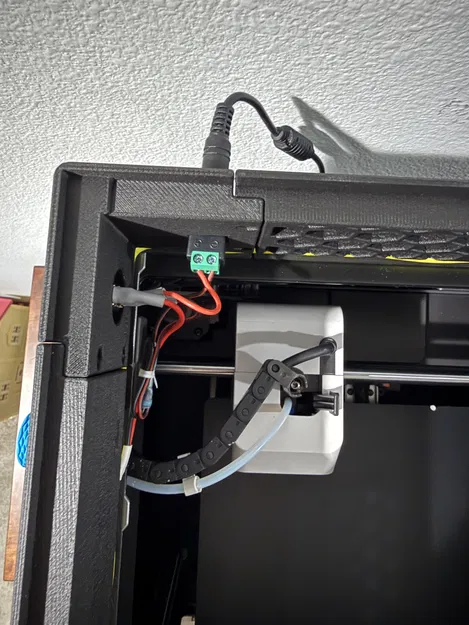 Riser thoáng gió cho Kobra S1 có rãnh LED và nguồn rời - Image 6