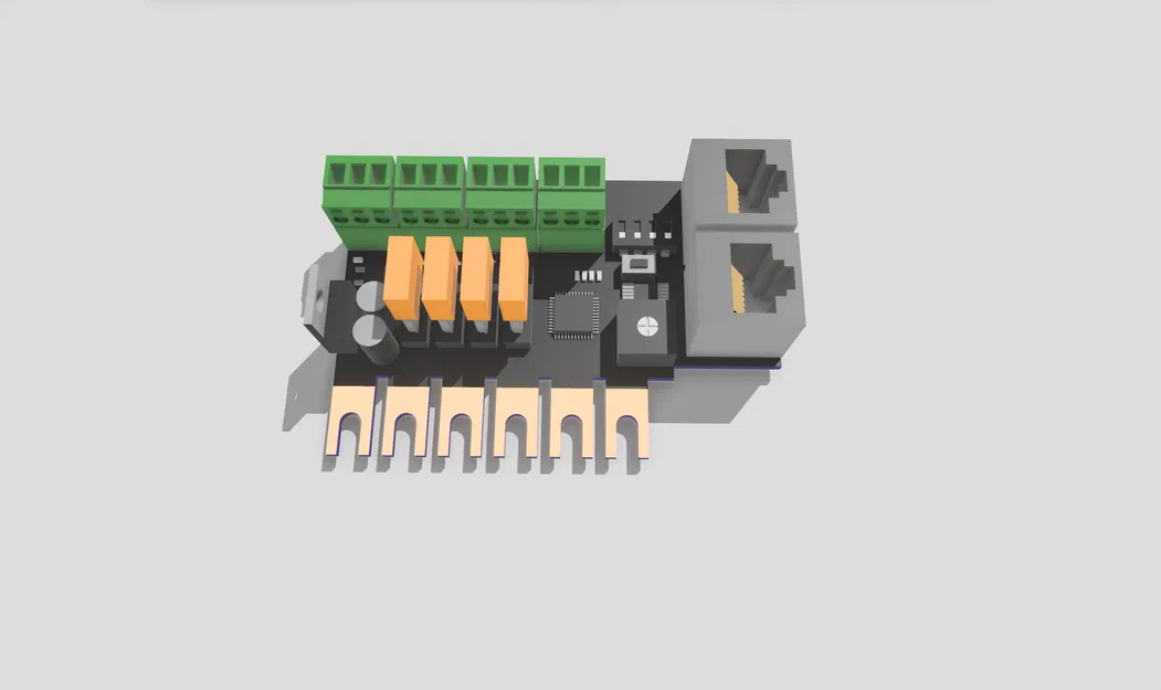 Falcon SRx1 PSU Receiver Board – Mẫu tham chiếu 3D STL - Image 1