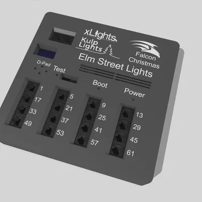 Vỏ Kulp K64D-B Case treo tường dạng bấm khớp (2 mảnh, không dùng ốc)