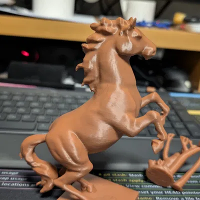 Tượng Ngựa Chồm Oai Phong (Majestic Rearing Horse)