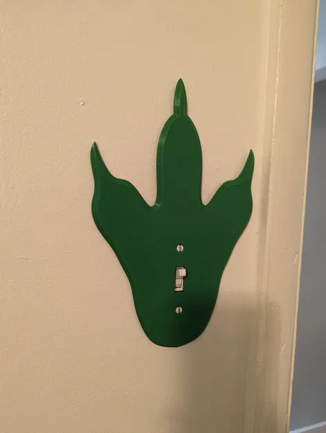 Ốp Che Công Tắc Đèn Hình Bàn Chân Khủng Long - Image 1