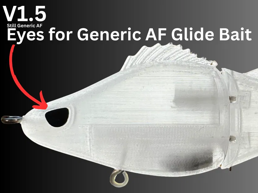 Mắt cho V1.5 Generic AF Glide Bait - Image 1