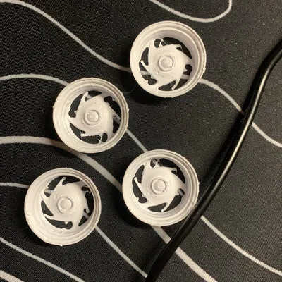 Mâm/Bánh xe Model Car Center Line Trigon Wheels rims (3D Printable)