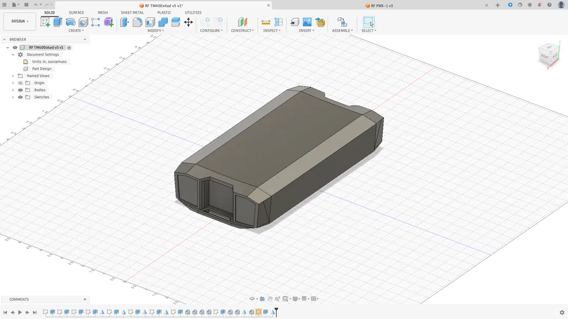 Rockford Fosgate TM400x4ad - Model 3D amp marine - Image 1