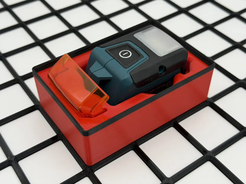 Khay Gridfinity đựng đèn pin Makita CXT Flashlight ML107 - Image 1