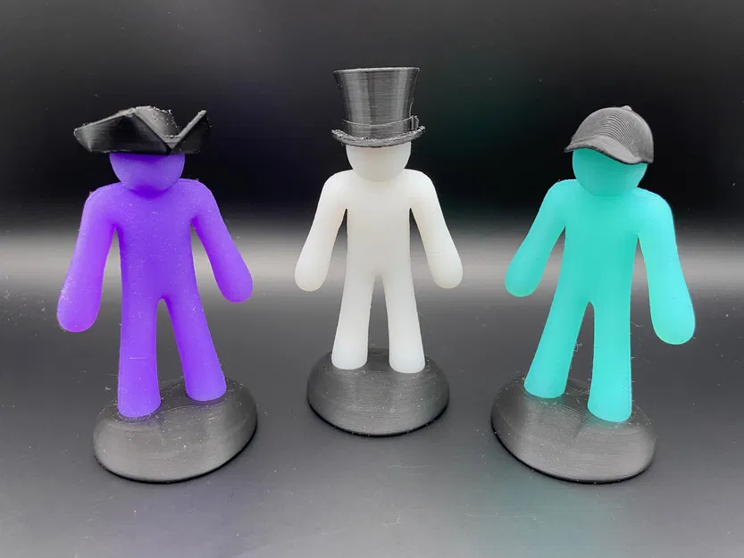 Bộ Mũ (Hat Pack) cho The Flexy Stick Figure - Image 2